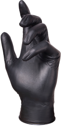 Black Nitrile Gloves