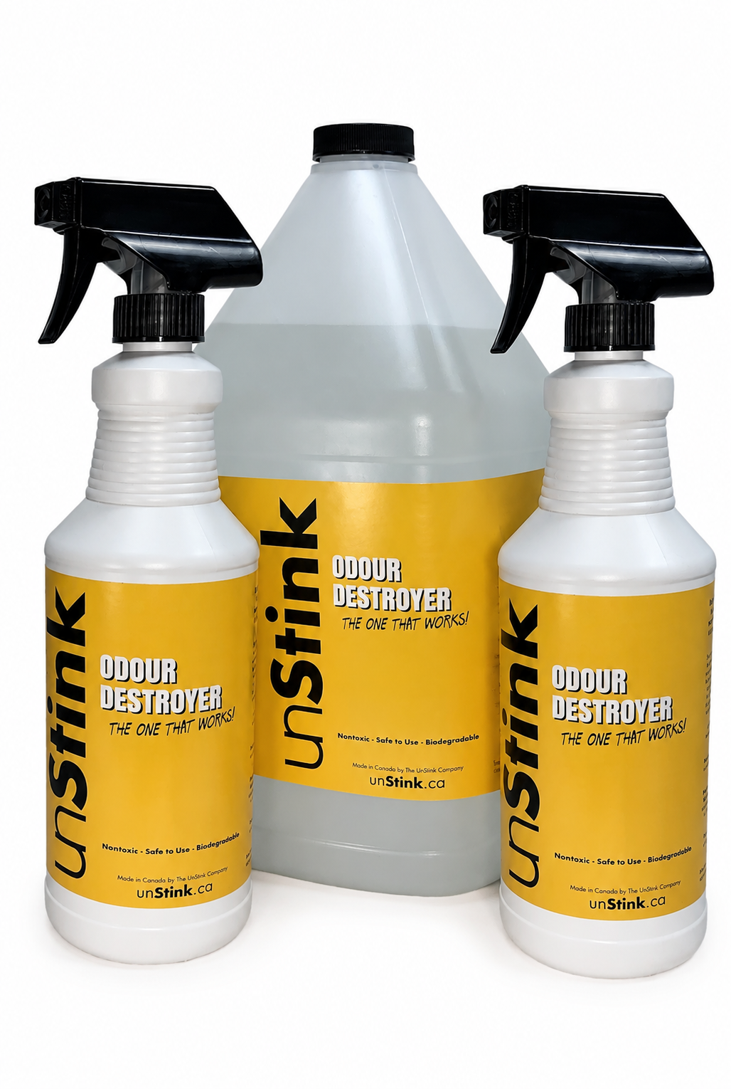 Odour Destroyer - 4 Litre + 2 x 1 litre Sprayers